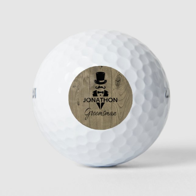 Personalized Groomsmen Golf Balls (Front)