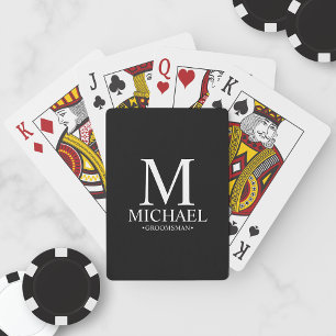 Personalized Groomsmen Playing Cards