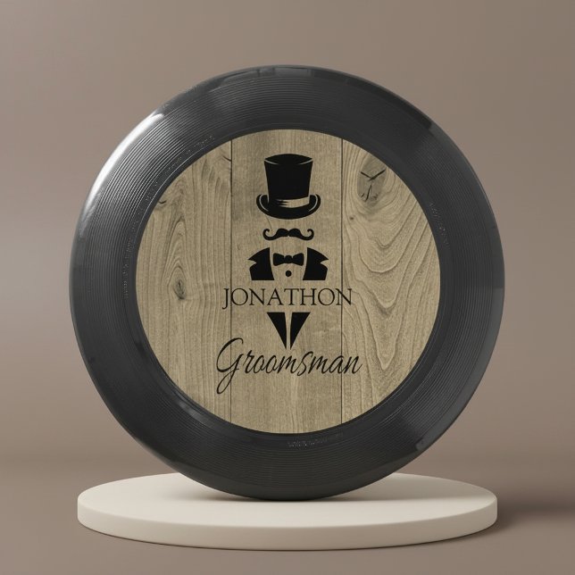 Personalized Groomsmen Wham-O Frisbee (Creator Uploaded)