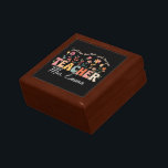 Personalized Groovy Flowers Teacher Custom Gift Gift Box<br><div class="desc">Personalized Groovy Flowers Teacher Custom Gift</div>