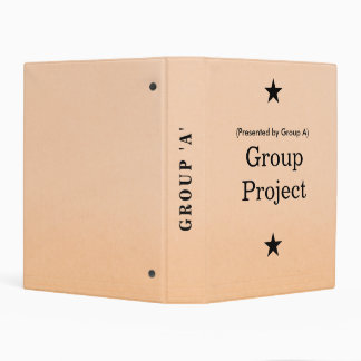 Personalized Group Project File Folder Design
