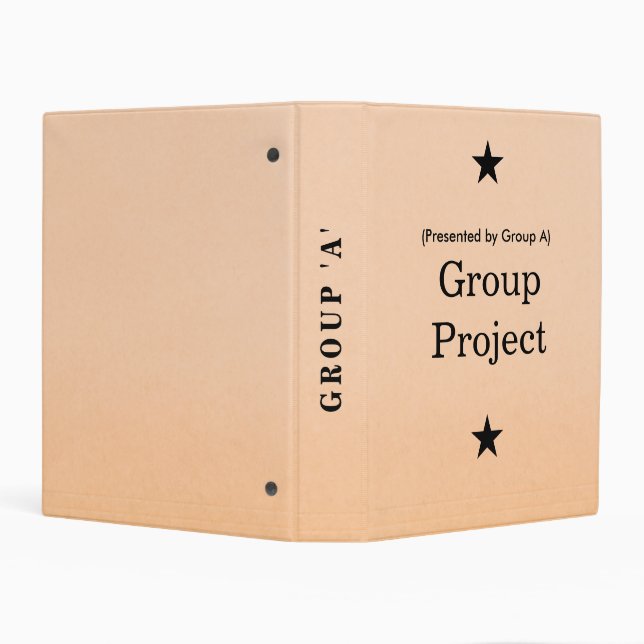Personalized Group Project File Folder Design (Background)