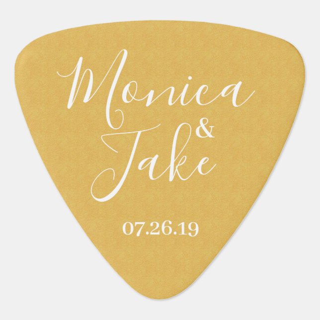 Personalized Groverallman Guitar Pick (Front)