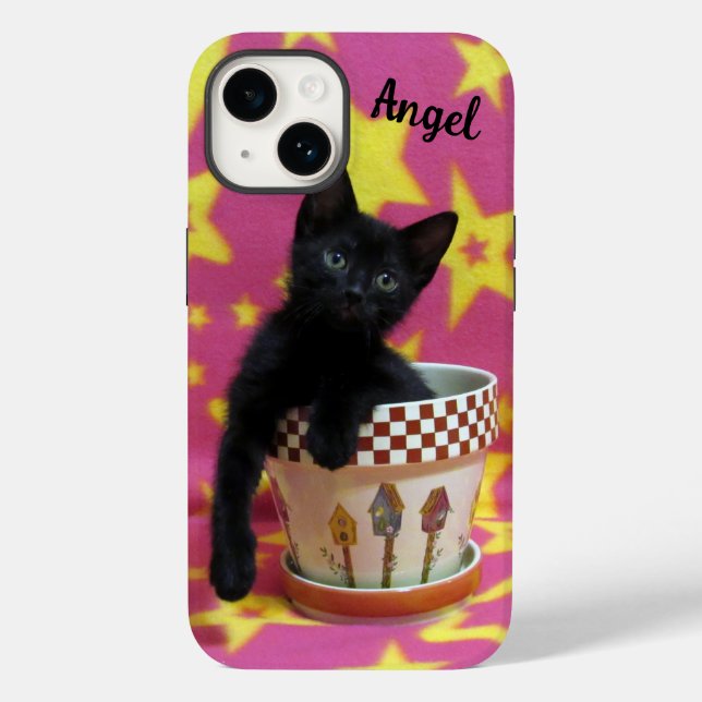 Personalized Growing a Kitten Phone Case (Back)