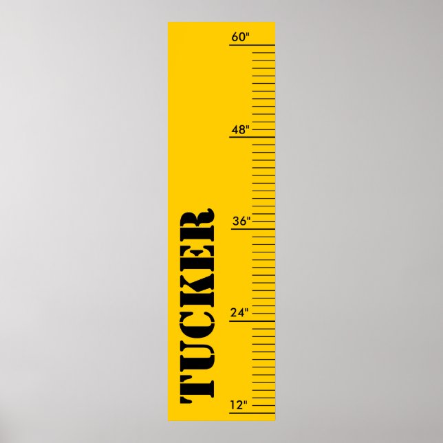 Personalized Growth Chart - Ruler (Front)