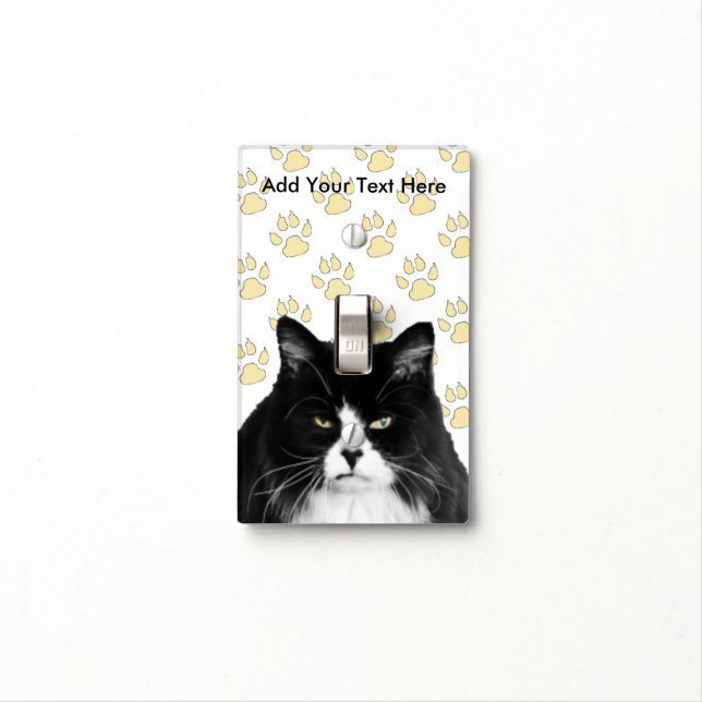 Personalized Grumpy Cat Light Switch Cover (In Situ)