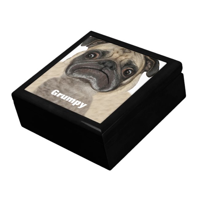 Personalized Grumpy Puggy Gift Box (Side)