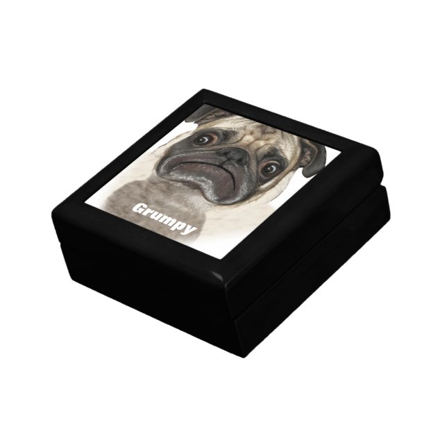 Personalized Grumpy Puggy Gift Box (Side)