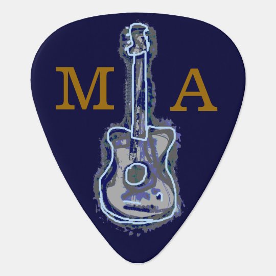 personalized guitar blues guitar pick zazzle com