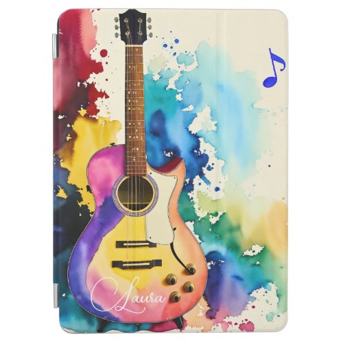 Personalized guitar iPad cover Guitar case  iPad Air Cover
