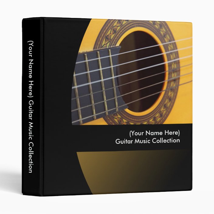 Personalized Guitar Music Binder Zazzle personalized-guitar-music-binder-zazzle