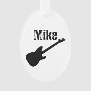 Personalized Guitar Ornament