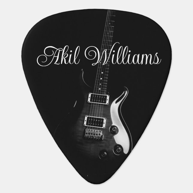 Personalized  guitar pick (Front)