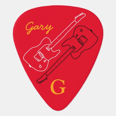 Personalized Guitar-pick For The Guitar-man