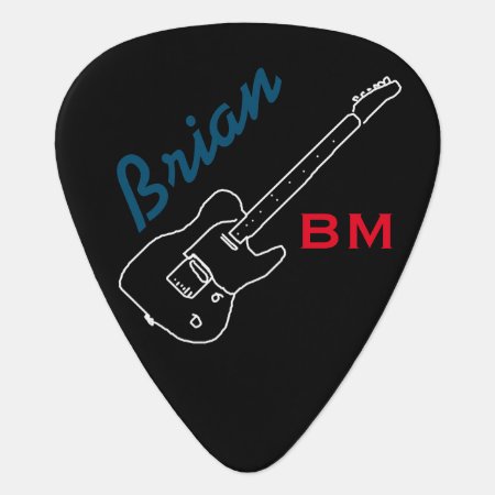 Personalized Guitar-pick For The Guitarman