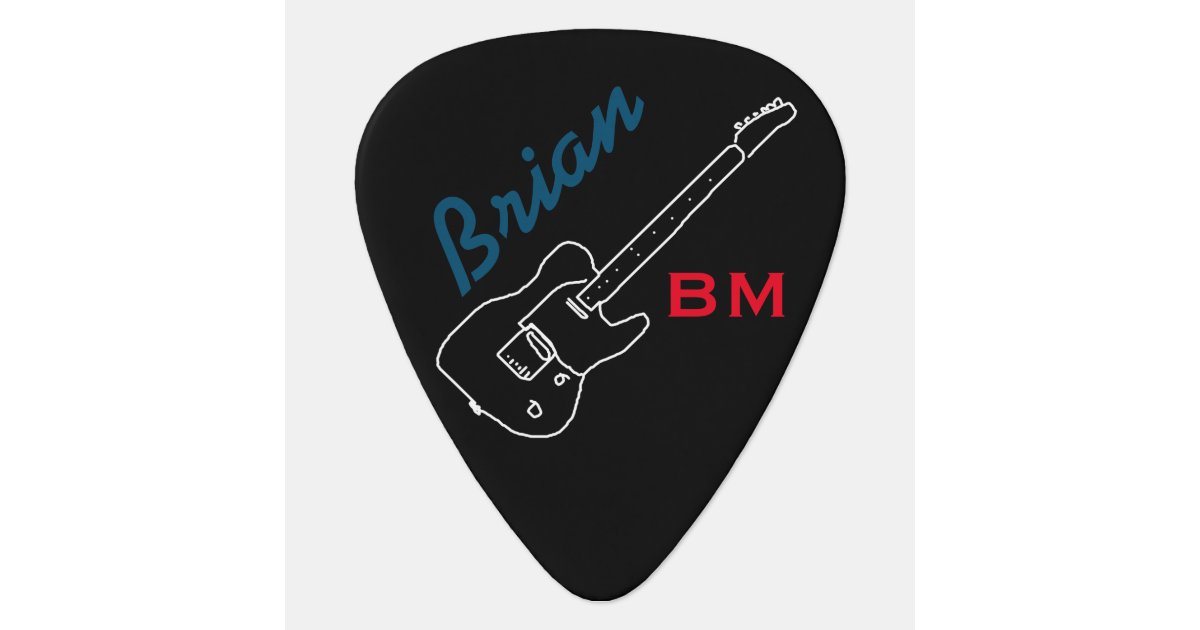 personalized guitar-pick for the guitarman | Zazzle.com