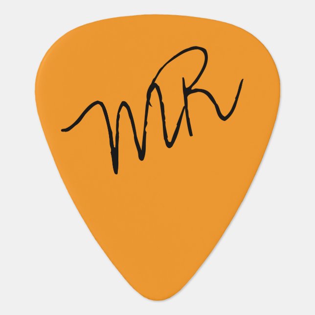 Personalized Guitar Picks for Cool Guitarman (Front)