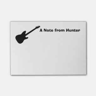 Personalized Guitar Post-it® Notes