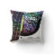 Personalized Guitar Rainbow Music Notes Pillow