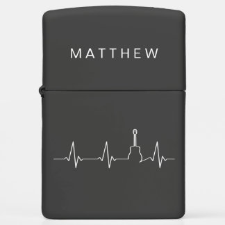 Personalized Guitar Zippo Lighter