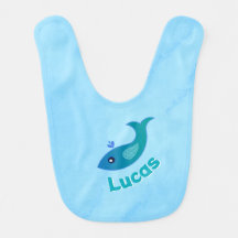 Personalized "Gulp, Gulp" Baby Bib