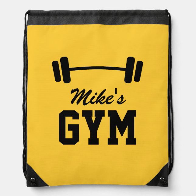 Personalized gym bag | weightlifting backpack (Front)