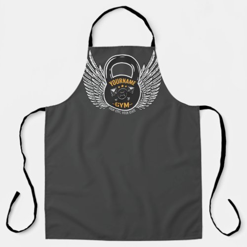 Personalized GYM Fitness Trainer Kettlebell  Apron