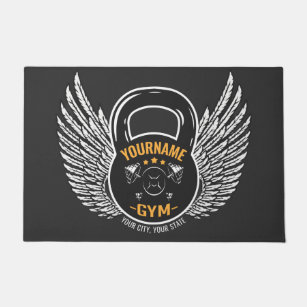 gym welcome mat