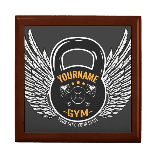Personalized GYM Fitness Trainer Kettlebell  Gift Box