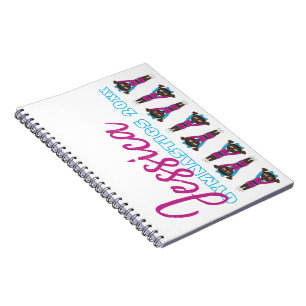 Personalized Gymnast Gymnastics Tumbling Gym Coach Notebook
