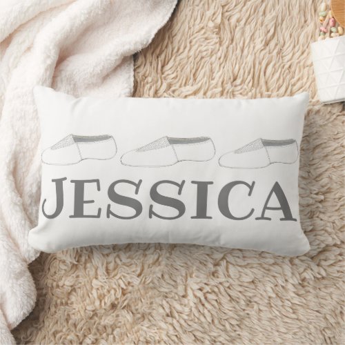 Personalized Gymnastics Acro Dance Gym Shoes Lumbar Pillow