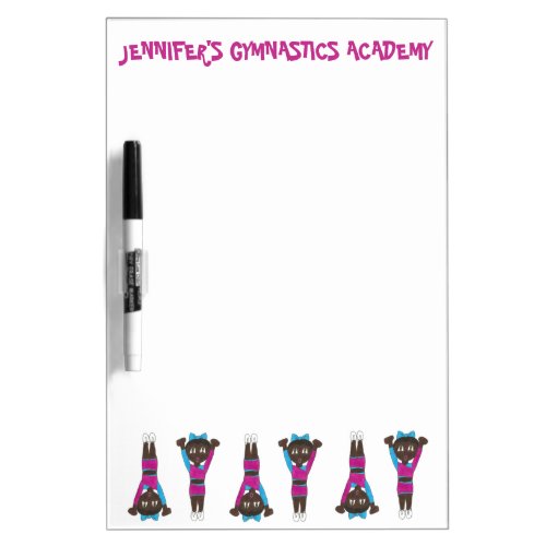 Personalized Gymnastics Acrobatics Dance Gym Dry_Erase Board