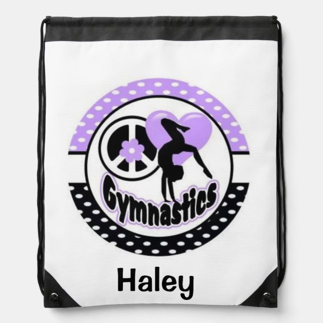Personalized gymnastics backpack (Front)
