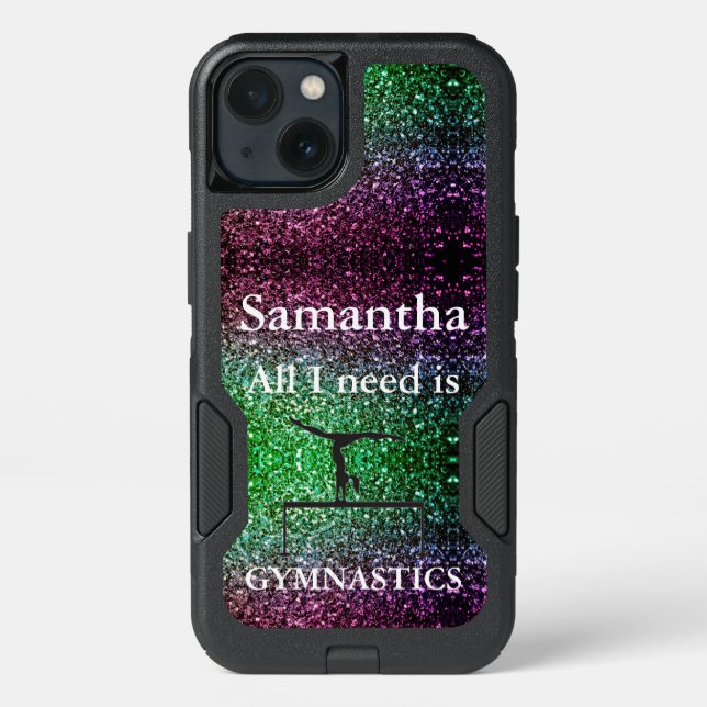 PERSONALIZED GYMNASTICS CASE FOR IPHONE, SAMSUNG (Back)