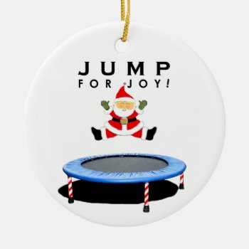 Personalized Gymnastics Christmas Ceramic Ornament by christmastee at Zazzle