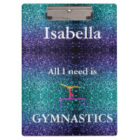 PERSONALIZED GYMNASTICS CLIPBOARD - SCHOOL/OFFICE