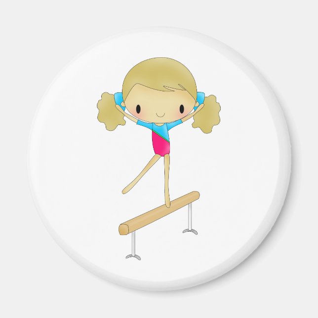 Personalized Gymnastics gifts and accessories Magnet (Front)