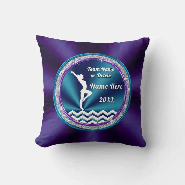Personalized Gymnastics Gifts Gymnastics Pillow Zazzle