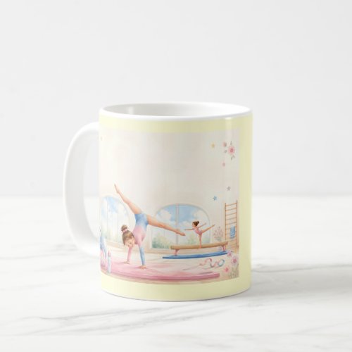 Personalized Gymnastics Girl Mug