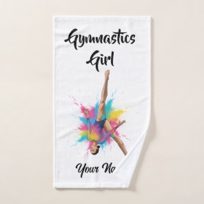Personalized Gymnastics Girl -  Towel