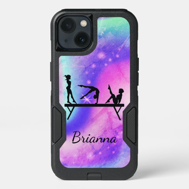 Personalized Gymnastics Girls Otterbox Case (Back)