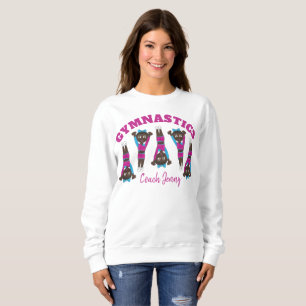 Personalized GYMNASTICS Gym Teacher Tumbling Coach Sweatshirt