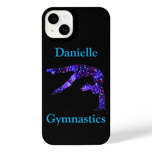 Personalized Gymnastics Handspring iPhone 14 Plus Case