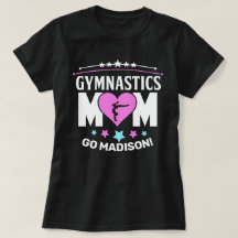 Personalized Gymnastics Mom T-Shirt