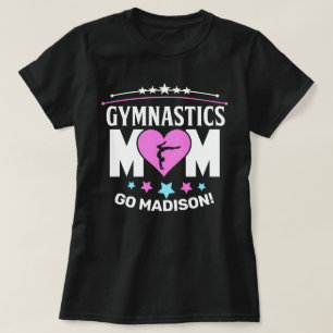 Personalized Gymnastics Mom T-Shirt