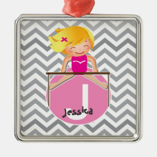 Personalized GYMNASTICS Ornament