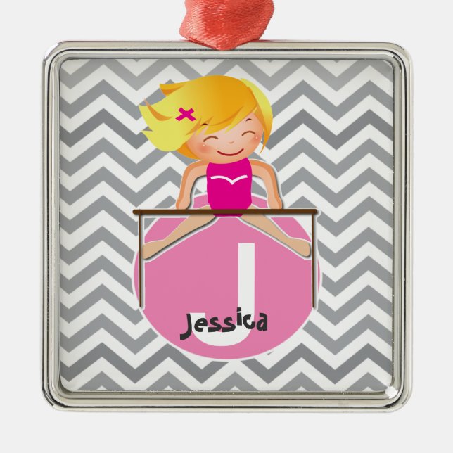 Personalized GYMNASTICS Ornament (Front)