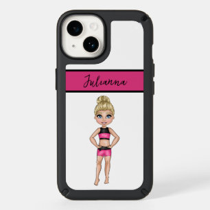 Personalized Gymnastics Phone Case Blonde Gymnast