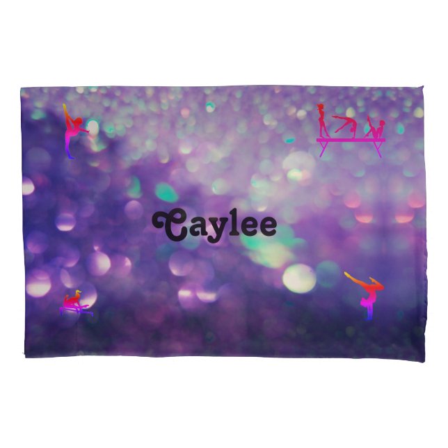 PERSONALIZED GYMNASTICS PILLOW CASE (Front)