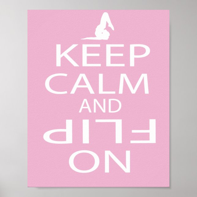 Personalized GYMNASTICS Poster (Front)